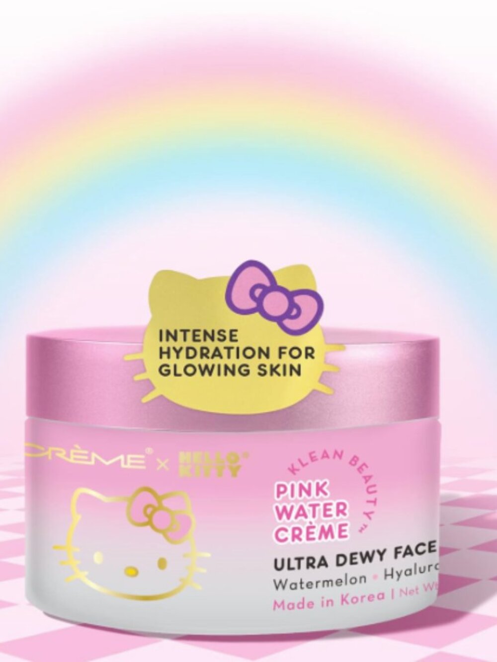 The Crème Shop x Hello Kitty Pink Water Crème 3.87 oz Hydrating